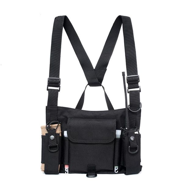 waist support hunting vest man nylon chest rig pack bag holster tactical harness walkie talkie radio two-way, Black;gray
waist support hunting vest man nylon chest rig pack bag holster tactical harness walkie talkie radio two-way, Black;gray