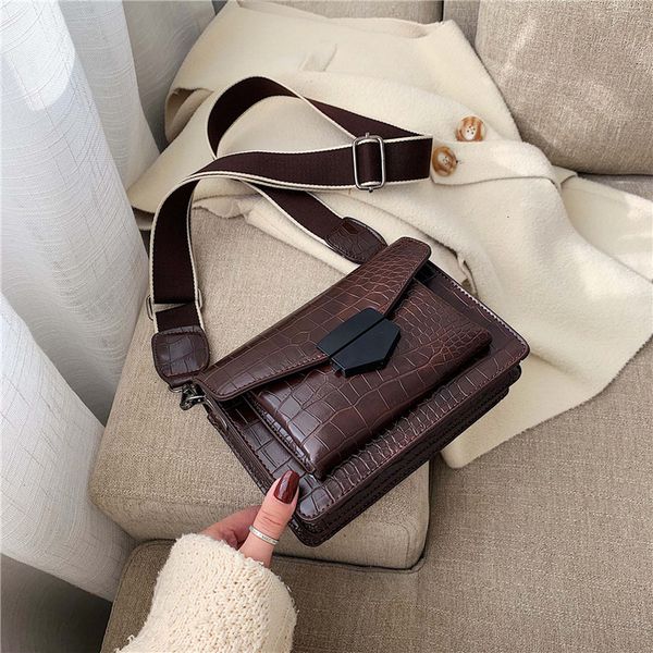 2020 handbag for women leather women bags designer wide shoulder strap small square bag plain with stone grain
2020 handbag for women leather women bags designer wide shoulder strap small square bag plain with stone grain