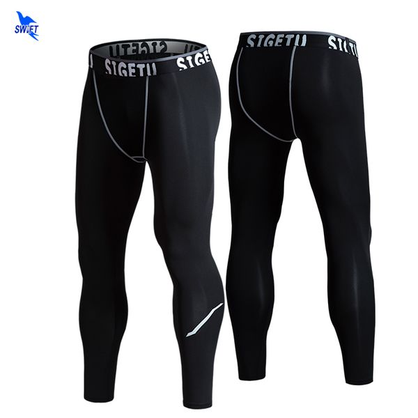 running pants high elastic men gym compression leggings sport crossfit training tights trousers quick dry jogging sportswear, Black;blue
running pants high elastic men gym compression leggings sport crossfit training tights trousers quick dry jogging sportswear, Black;blue