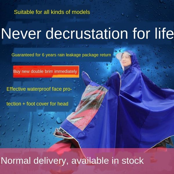 fkr7z electric battery car raincoat cover face waterproof motorcycle motorcycle single and double thickened men's and women's rain, Red;brown
fkr7z electric battery car raincoat cover face waterproof motorcycle motorcycle single and double thickened men's and women's rain, Red;brown