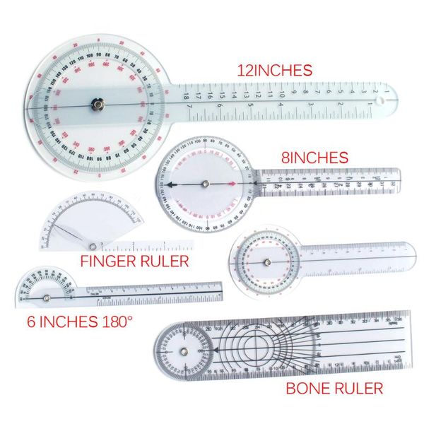 1 set 6pcs spinal finger goniometer protractors useful multi-ruler angle spinal ruler 180/ measuring tool
1 set 6pcs spinal finger goniometer protractors useful multi-ruler angle spinal ruler 180/ measuring tool