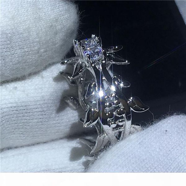 handmade flower styles engagement ring 5a zircon cz white gold filled party wedding band rings for women bridal jewelry gift, Slivery;golden
handmade flower styles engagement ring 5a zircon cz white gold filled party wedding band rings for women bridal jewelry gift, Slivery;golden