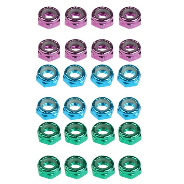 skateboarding sews-24pcs skateboard truck wheel axle screw nuts longboard hardware accessories
skateboarding sews-24pcs skateboard truck wheel axle screw nuts longboard hardware accessories