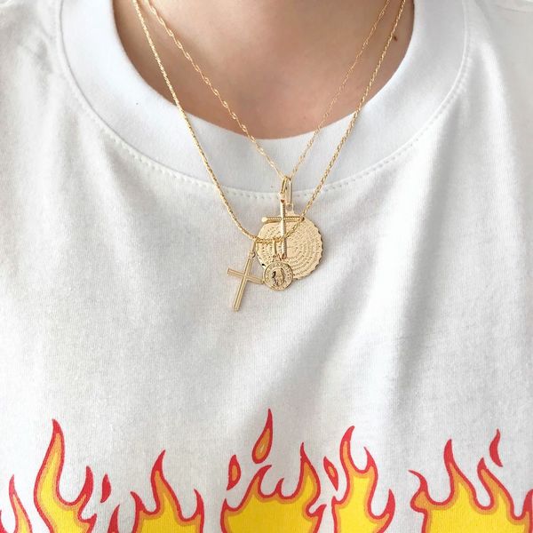 s1575 fashion jewelry vintage double layer cross necklace cross pendant personality choker necklace choker necklaces, Silver
s1575 fashion jewelry vintage double layer cross necklace cross pendant personality choker necklace choker necklaces, Silver