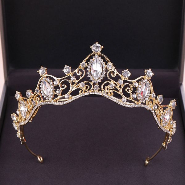 new design gold/silver color crystal princess tiaras noiva bride crowns wedding headwear hair jewelry accesorios mujer, Golden;silver
new design gold/silver color crystal princess tiaras noiva bride crowns wedding headwear hair jewelry accesorios mujer, Golden;silver