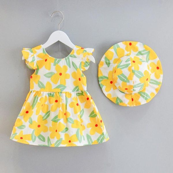 cute floral print princess dress toddler baby girls sleeve floral print backless princess dress+hat summer dress, Red;yellow
cute floral print princess dress toddler baby girls sleeve floral print backless princess dress+hat summer dress, Red;yellow