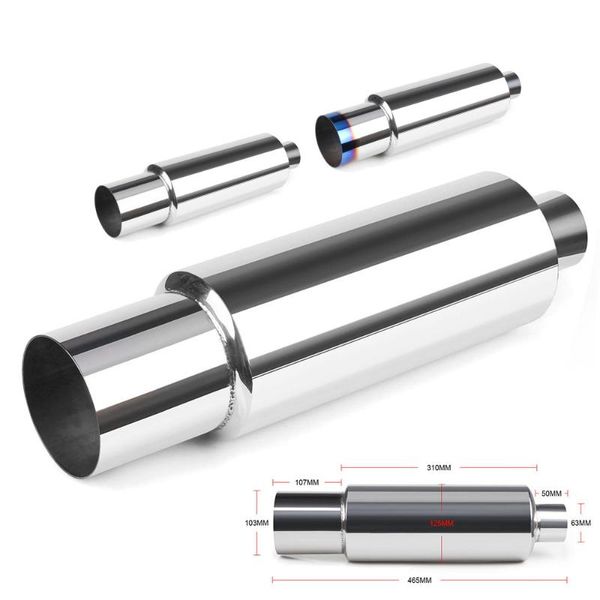 universal 304 stainless steel exhaust systems muffler tail pipe interface 63mm car accessories cr1010
universal 304 stainless steel exhaust systems muffler tail pipe interface 63mm car accessories cr1010