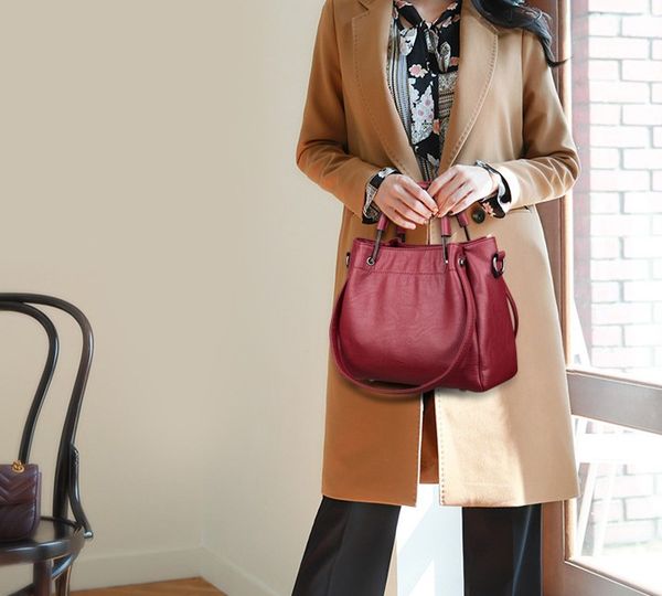 2020 real leather handbags women bag designer casual tote bags for women shoulder bag