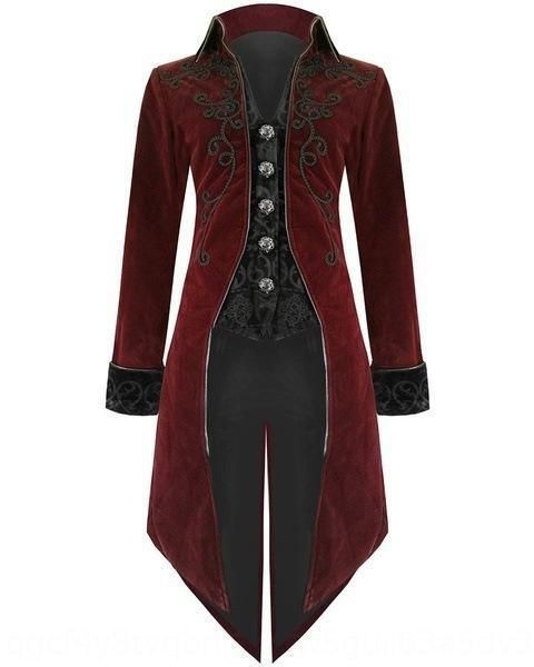 2020 new men's coat european court lapel dovetail evening tuxedo evening dress stage performance dress, Black
2020 new men's coat european court lapel dovetail evening tuxedo evening dress stage performance dress, Black