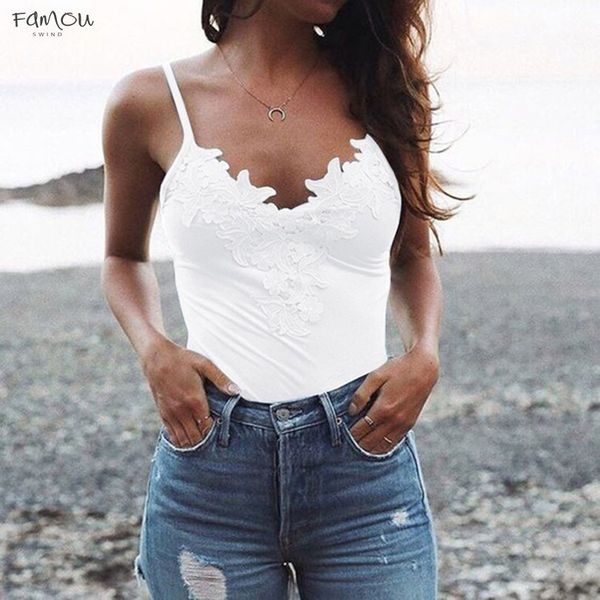 womens crop sleeveless camisole tank beach wear lace vneck sling loose camis casual vests summer feminino, White
womens crop sleeveless camisole tank beach wear lace vneck sling loose camis casual vests summer feminino, White