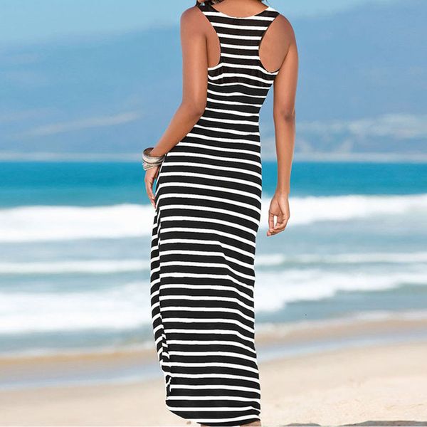 summer dress women casual sundress sleeveless stripes loose long beach dress wholesale dress new, Black;gray
summer dress women casual sundress sleeveless stripes loose long beach dress wholesale dress new, Black;gray