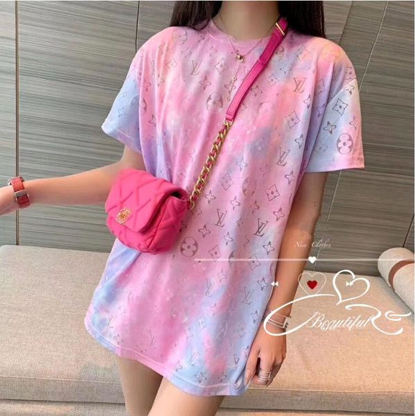 summer 2020 new full-body print gradient design short sleeve fashion loose, round collar pure cotton casual t-shirt woman, White
summer 2020 new full-body print gradient design short sleeve fashion loose, round collar pure cotton casual t-shirt woman, White