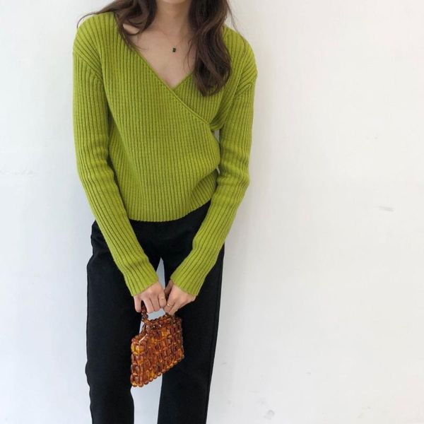 women's sweaters ribbed split wrap over sweater women knitted wraped pullover jumper, White;black
women's sweaters ribbed split wrap over sweater women knitted wraped pullover jumper, White;black