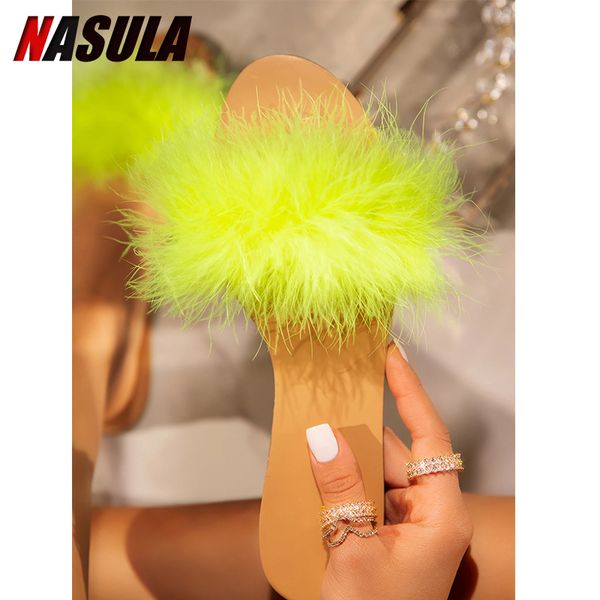 nasula 2020 summer women sandals feather flat slippers comfortable vacation sandals open toe plus size 35-43, Black
nasula 2020 summer women sandals feather flat slippers comfortable vacation sandals open toe plus size 35-43, Black