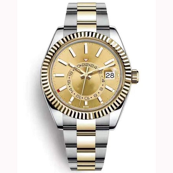 designer watches high-quality men's watch, sky-dweller stainless steel strap case, folding claspcustom sizes are acceptable, Slivery;brown
designer watches high-quality men's watch, sky-dweller stainless steel strap case, folding claspcustom sizes are acceptable, Slivery;brown