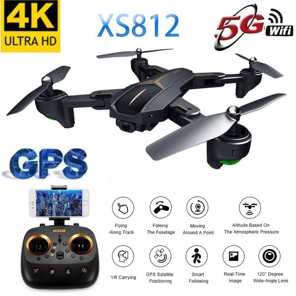 2019 new xs812 gps drone with 4k hd camera 5g wifi fpv altitude hold one key return rc quadcopter helicopter for kids
2019 new xs812 gps drone with 4k hd camera 5g wifi fpv altitude hold one key return rc quadcopter helicopter for kids