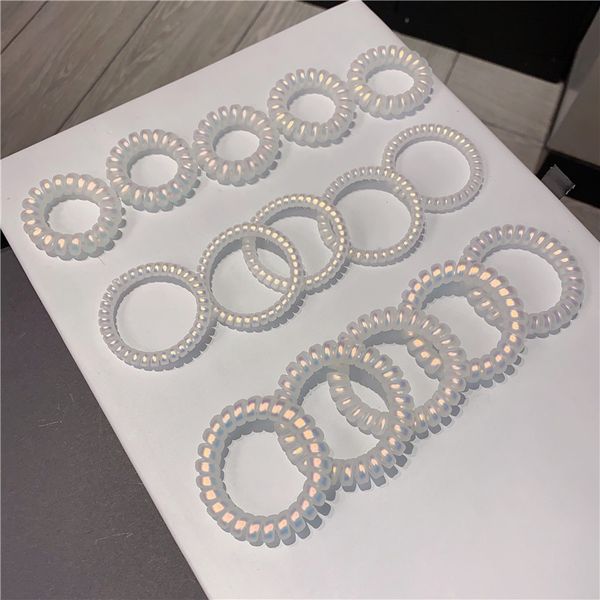 small middle large frosted hair rubber band pony tails holder fashion jewelry elastic rope transparent telephone line ring 100pcs/lot, Golden;silver
small middle large frosted hair rubber band pony tails holder fashion jewelry elastic rope transparent telephone line ring 100pcs/lot, Golden;silver