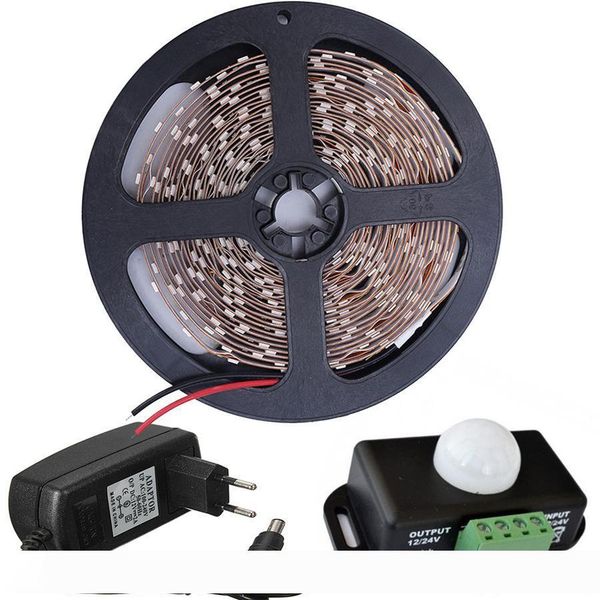 2835 5050 5630 led strip dc12v 60leds m flexible led strip light+12v 2a power adapter eu us uk au+pir sensor switch controller
2835 5050 5630 led strip dc12v 60leds m flexible led strip light+12v 2a power adapter eu us uk au+pir sensor switch controller
