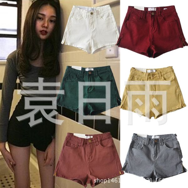 ins american and european retro high-waist stretch slimming side zipper shorts all-match slim-fit pants spot a generation for sale, White;black
ins american and european retro high-waist stretch slimming side zipper shorts all-match slim-fit pants spot a generation for sale, White;black