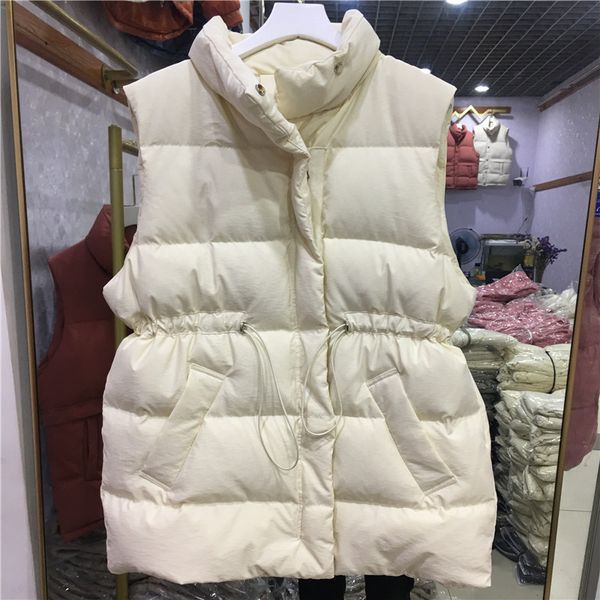 women's vests 2021 fashion winter down vest thick warm white duck jacket stand collar waistcoat female coat snow outwear, Black;white
women's vests 2021 fashion winter down vest thick warm white duck jacket stand collar waistcoat female coat snow outwear, Black;white