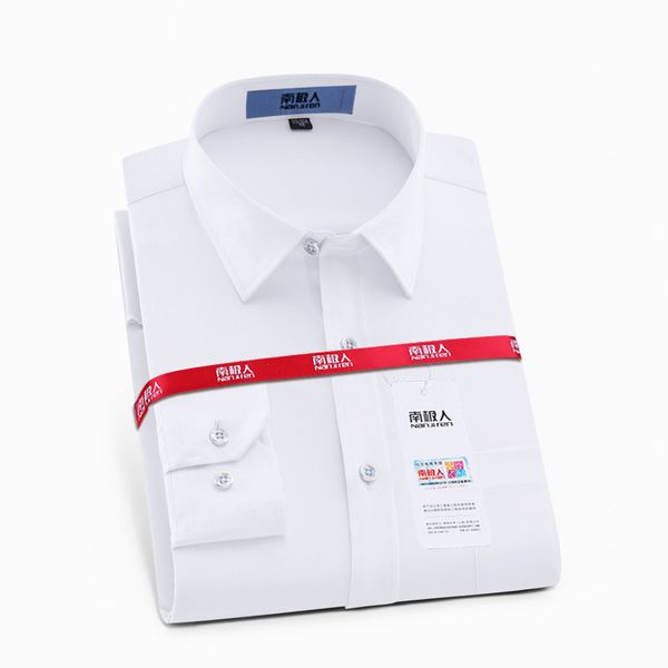 men's dress shirts cotton classic non iron solid shirt single patch pocket long sleeve regular fit male causal business, White;black
men's dress shirts cotton classic non iron solid shirt single patch pocket long sleeve regular fit male causal business, White;black