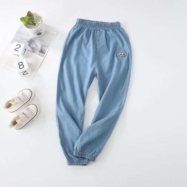 130-170 medium and large children's elastic tencel summer denim mosquito-proof pants 1373 jeans and jeansanti mosquito pants jeans, Blue
130-170 medium and large children's elastic tencel summer denim mosquito-proof pants 1373 jeans and jeansanti mosquito pants jeans, Blue