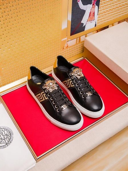 2020w limited edition medusa printed leather men's low-lace up casual shoes, high-end fashion outdoor sports shoes, size: 38-45, Black
2020w limited edition medusa printed leather men's low-lace up casual shoes, high-end fashion outdoor sports shoes, size: 38-45, Black