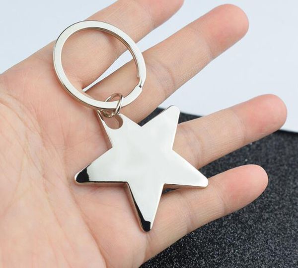 new metal star keychain new pentagram keychain charm car keyring party gift jewelry 3063, Silver
new metal star keychain new pentagram keychain charm car keyring party gift jewelry 3063, Silver