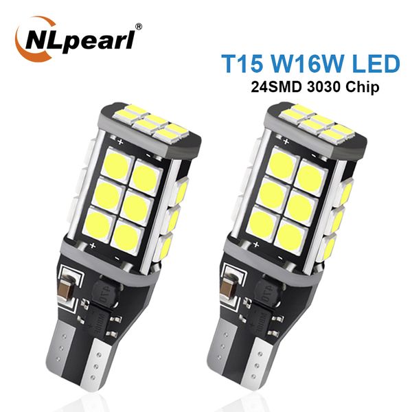 nlpearl 2x signal lamp t15 led bulbs super bright white 24smd 3030 chip t15 w16w led canbus auto back up lamp reverse lights 12v
nlpearl 2x signal lamp t15 led bulbs super bright white 24smd 3030 chip t15 w16w led canbus auto back up lamp reverse lights 12v