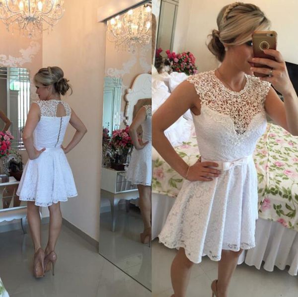 elegant white short homecoming dresses a line sleeveless lace pearls plus size party prom dresses custom made, Blue;pink
elegant white short homecoming dresses a line sleeveless lace pearls plus size party prom dresses custom made, Blue;pink
