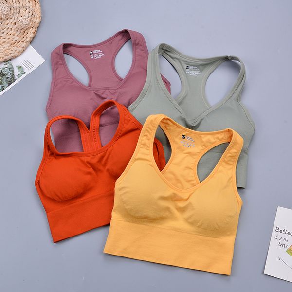 2020 new fabric nylon breathable women yoga bra solid color and sports wear outdoor exercise clothes, White;black
2020 new fabric nylon breathable women yoga bra solid color and sports wear outdoor exercise clothes, White;black