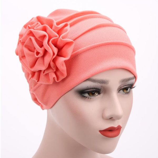 women big flower turban hat chemo hair loss cap winter classical knitted caps, Blue;gray
women big flower turban hat chemo hair loss cap winter classical knitted caps, Blue;gray