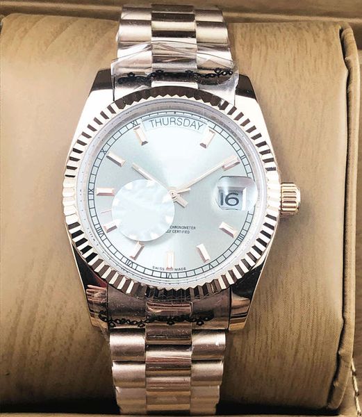 fashion business mens watches designer brand automatic quart movement stainless steel mechanical watch gold blue big dial men gift saat, Slivery;brown
fashion business mens watches designer brand automatic quart movement stainless steel mechanical watch gold blue big dial men gift saat, Slivery;brown