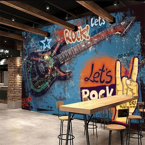 european and american street graffiti art hip-hop rock wallpaper 3d music bar ktv industrial decor background wall paper murals
european and american street graffiti art hip-hop rock wallpaper 3d music bar ktv industrial decor background wall paper murals