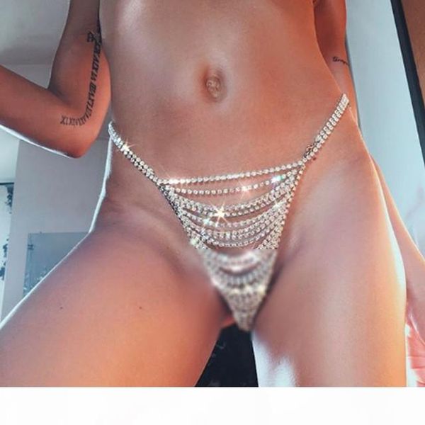 european fashion rhinestone crystal belly chains underwear body chain nightclub low waist body chain, Silver
european fashion rhinestone crystal belly chains underwear body chain nightclub low waist body chain, Silver