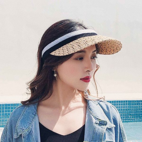 kgpzi korean style lafite grass web celebrity empty sunshade cap straw sun protection summer straw hat female summer duck cap holiday tr, Blue;gray
kgpzi korean style lafite grass web celebrity empty sunshade cap straw sun protection summer straw hat female summer duck cap holiday tr, Blue;gray