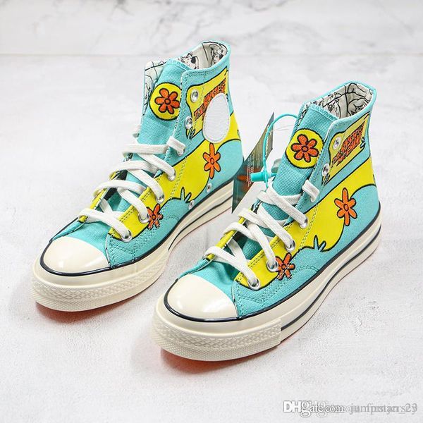 new 1970s scooby chuck 70 doo mystery machine skateboard sneakers 70s scoobs cartoon flower canvas shoes casual sport trainers size 36-44, Black
new 1970s scooby chuck 70 doo mystery machine skateboard sneakers 70s scoobs cartoon flower canvas shoes casual sport trainers size 36-44, Black