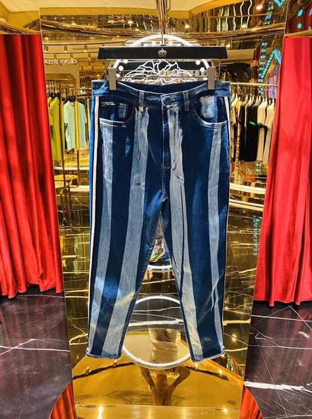 ws7203 fashion men's jeans 2020 runway european design party style men's clothing, Blue
ws7203 fashion men's jeans 2020 runway european design party style men's clothing, Blue