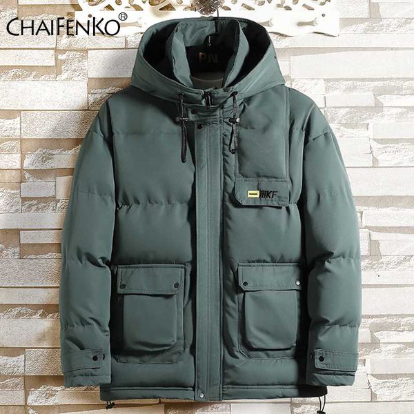 chaifenko 2020 new winter parka men solid jacket thick warm coat hooded jacket men fashion multi-pocket casual padded coat, Black
chaifenko 2020 new winter parka men solid jacket thick warm coat hooded jacket men fashion multi-pocket casual padded coat, Black