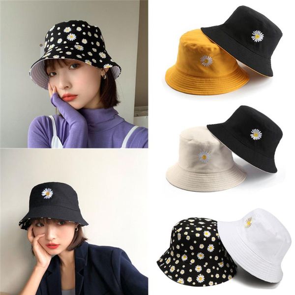 women fashion summer daisies bucket hat beach sun hats reversible bob chapeau femme floral panama double-sided fisherman hat, Blue;gray
women fashion summer daisies bucket hat beach sun hats reversible bob chapeau femme floral panama double-sided fisherman hat, Blue;gray