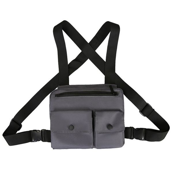 men tactical shoulder bags chest rig bag hip hop streetwear men functional waist packs adjustable pockets waistcoat
men tactical shoulder bags chest rig bag hip hop streetwear men functional waist packs adjustable pockets waistcoat