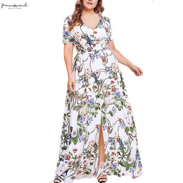 beach dress for women plus size 5xl bohemian flower print casual high waist summer belts sundress v neck split side long, Black;gray
beach dress for women plus size 5xl bohemian flower print casual high waist summer belts sundress v neck split side long, Black;gray