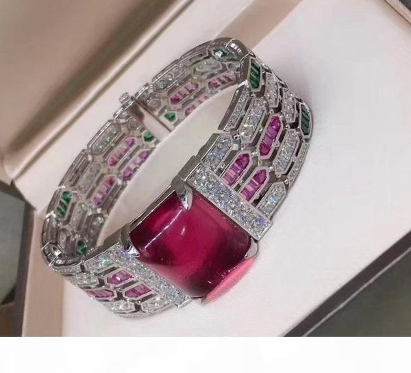wholesale designer cuff red natural stone white green cubic zirconia paved bangle 18k white gold plated bracelets for women, Black
wholesale designer cuff red natural stone white green cubic zirconia paved bangle 18k white gold plated bracelets for women, Black