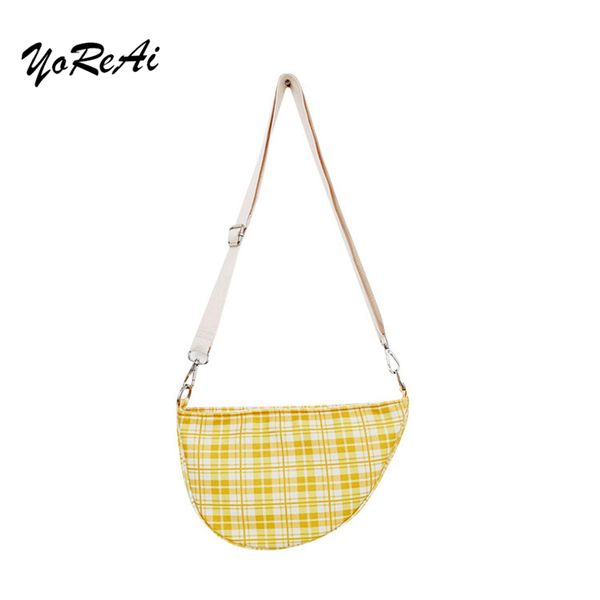 yoreai 2020 new soft fabric korean summer ladies chest bag casual style plaid shoulder canvas bags fashion messenger hobos pouch
yoreai 2020 new soft fabric korean summer ladies chest bag casual style plaid shoulder canvas bags fashion messenger hobos pouch