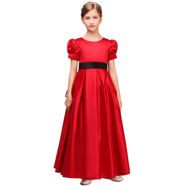 Fashion Short Sleeve Red A-Line Kids Formal Flower Girl's Dresses Layered Ruffles Floor Length Girl's Plus Size
Fashion Short Sleeve Red A-Line Kids Formal Flower Girl's Dresses Layered Ruffles Floor Length Girl's Plus Size