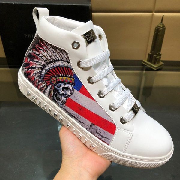 2020a autumn high-end custom fashion leather men's casual shoes, trend high-sneakers personality wild boots, original box packaging
2020a autumn high-end custom fashion leather men's casual shoes, trend high-sneakers personality wild boots, original box packaging