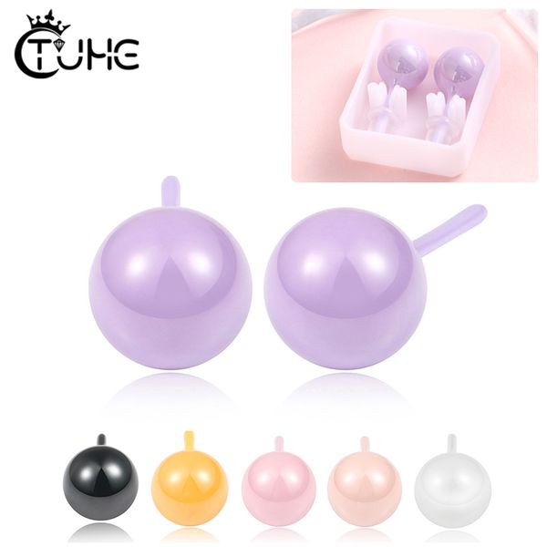 ceramic ball stud earrings simple style pink purple black white candy ceramic ear acupuncture earrings for women with white box, Golden;silver
ceramic ball stud earrings simple style pink purple black white candy ceramic ear acupuncture earrings for women with white box, Golden;silver
