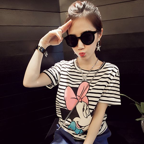 micky mous stripe womens shirts casual kawaii woman clothes o-neck cartoon 90s t shirt women, White
micky mous stripe womens shirts casual kawaii woman clothes o-neck cartoon 90s t shirt women, White