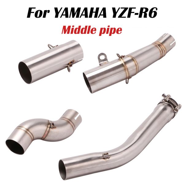 motorcycle exhaust link tube pipe exhaust link middle pipe stainless steel titanium connector fit for yzf r6 1998-2020
motorcycle exhaust link tube pipe exhaust link middle pipe stainless steel titanium connector fit for yzf r6 1998-2020