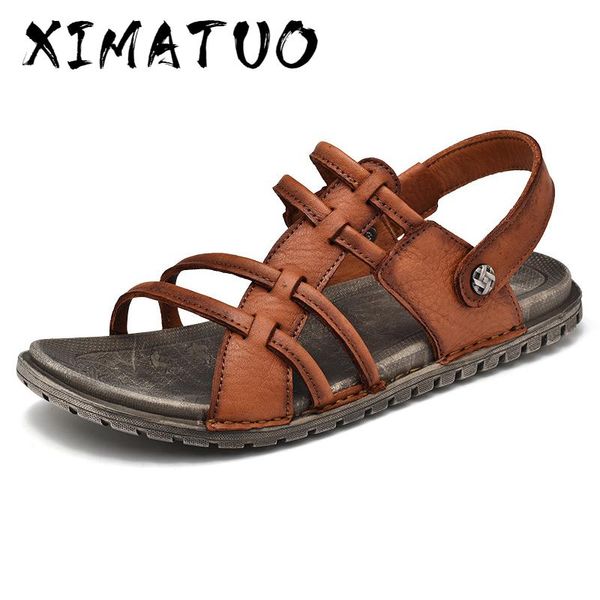 sandals sandal men summer genuine leather flip flop male outdoor shoes fashion rome beach plus size, Black
sandals sandal men summer genuine leather flip flop male outdoor shoes fashion rome beach plus size, Black